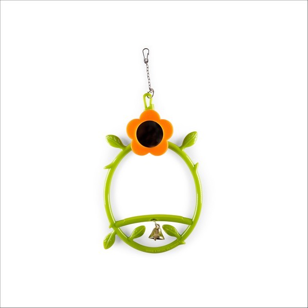 Perchoir Pour Oiseaux Ovale Avec Miroir Vadigran