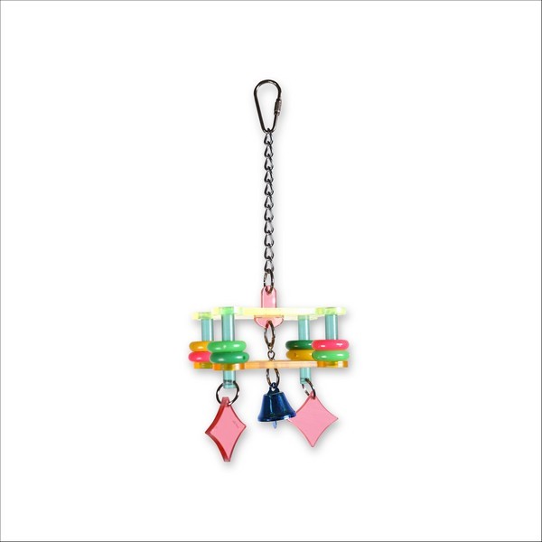 Jouet Pour Oiseaux Plexi Avec Clochette Vadigran