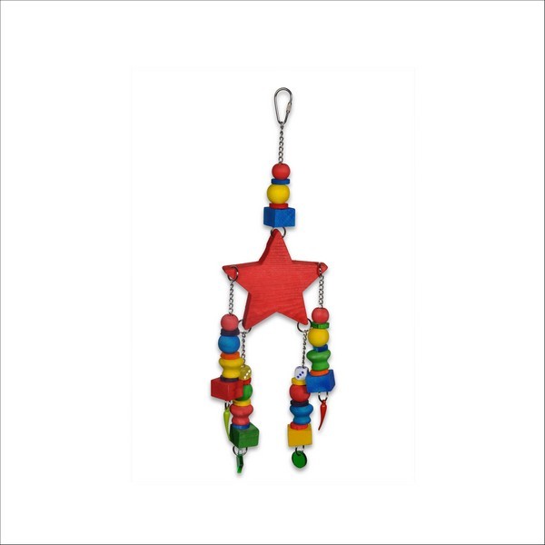 Jouet Pour Oiseaux Red Star Multicolore Vadigran