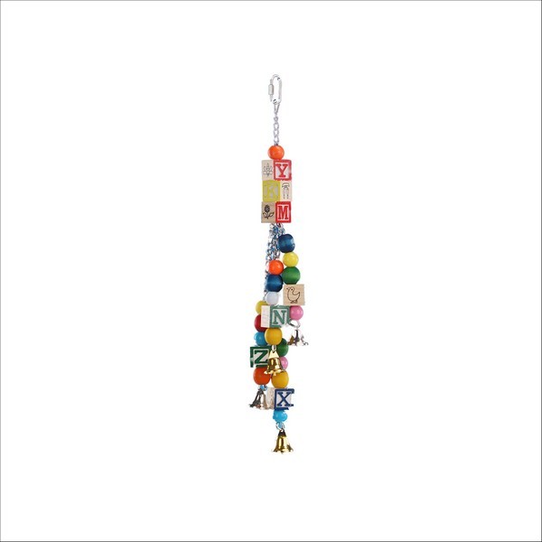 Jouet Pour Oiseaux Pleasure Cubes Simple Avec Clochettes Vadigran