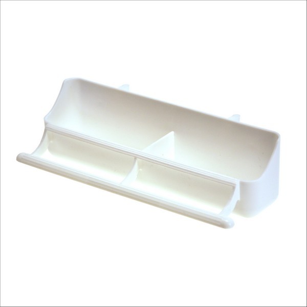 Mangeoire Oiseaux Plastique Blanc Vadigran