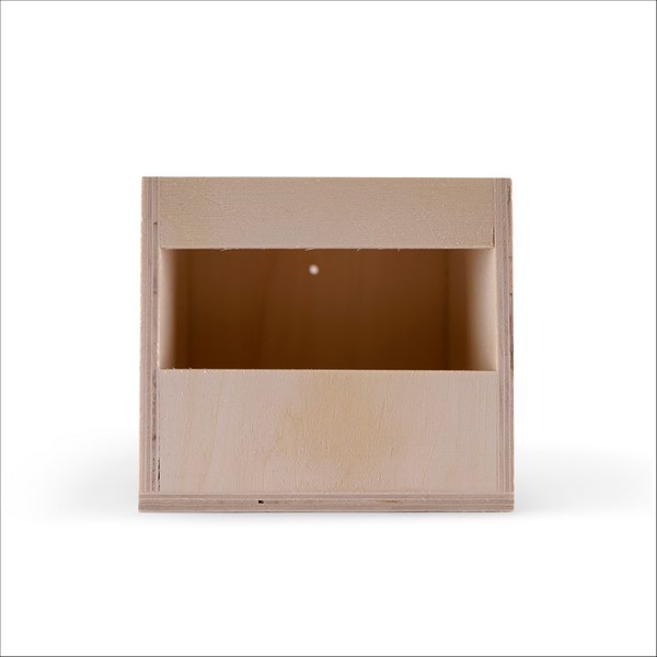 Nichoir Bois Exotiques Horizontal Ouvert Vadigran