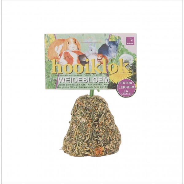 Cloche De Foin Aux Fleurs Des Près Pour Lapins & Rongeurs