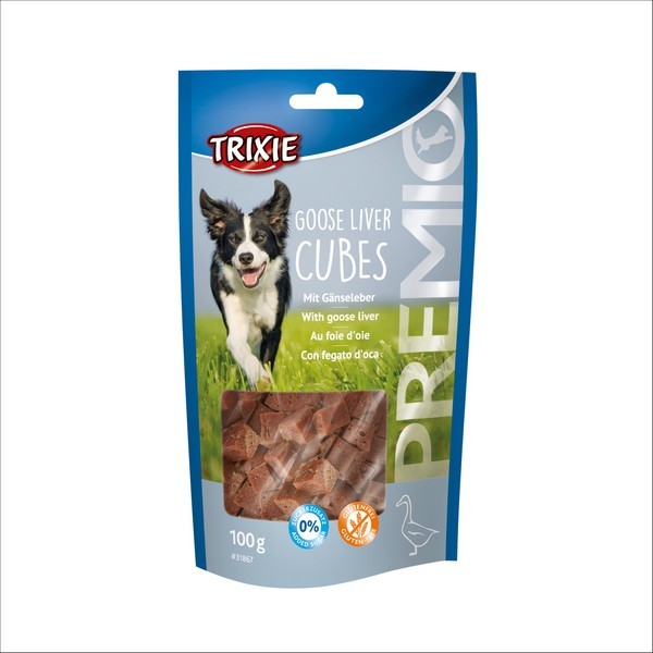Friandises Pour Chien PREMIO Goose Liver Cubes Sans Gluten Trixie