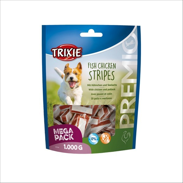 Friandises Pour Chien PREMIO Fish Chicken Stripes Sans Gluten Trixie