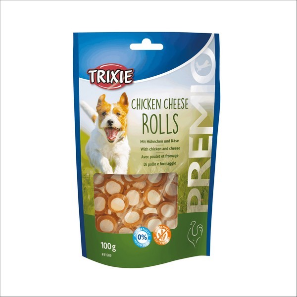 Friandises Pour Chien PREMIO Chicken Cheese Rolls Sans Gluten Trixie