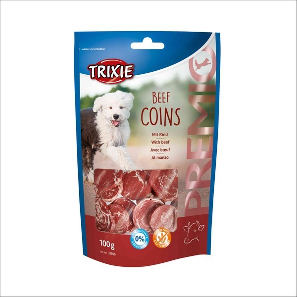 Friandises Pour Chien PREMIO Beef Coins Sans Gluten Trixie
