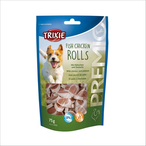 Friandises Pour Chien PREMIO Fish Chicken Rolls Sans Gluten Trixie