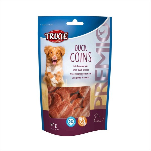 Friandises Pour Chien PREMIO Duck Coins Sans Gluten Trixie