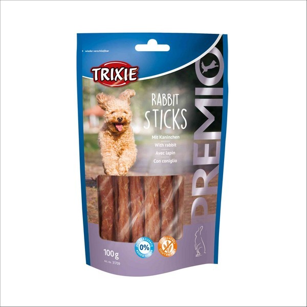 Friandises Pour Chien PREMIO Rabbit Sticks Sans Gluten Trixie