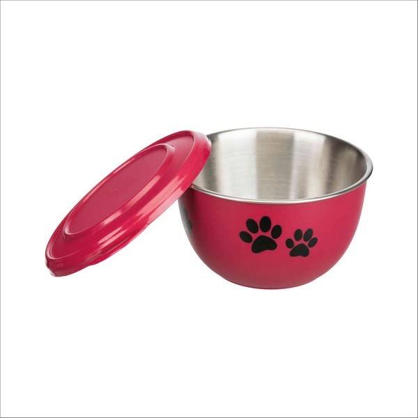 Gamelle Avec Couvercle En Acier Inoxydable Pour Chien Trixie