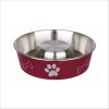 Slow Feed Gamelle En Acier Inox Pour Chien Trixie