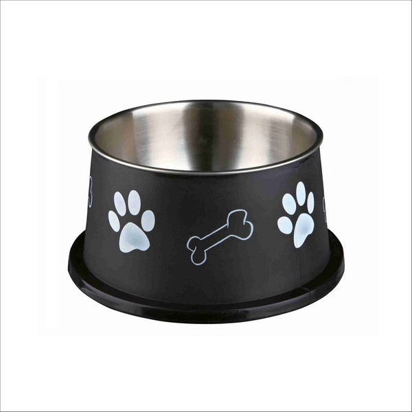 Gamelle Pour Chiens A Longues Oreilles Acier Inoxydable Trixie