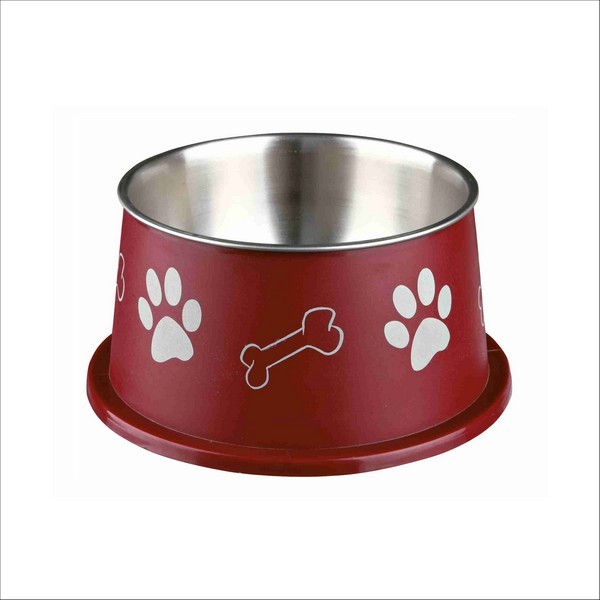 Gamelle Pour Chiens A Longues Oreilles Acier Inoxydable Trixie