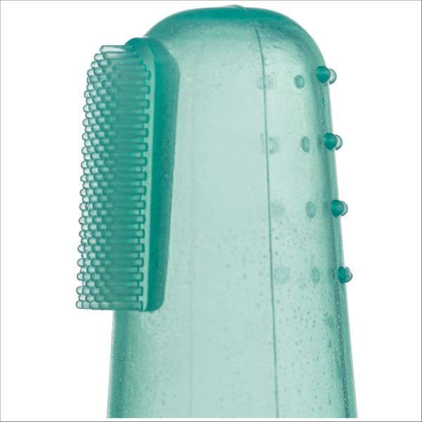 Ensemble De Brosses A Dents En Silicone Pour Chien Trixie