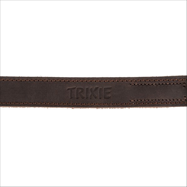 Laisse En Cuir Ciré & Vieilli Rustic Pour Chien Trixie