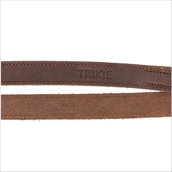 Rustic Laisse Réglable En Cuir Ciré & Vieilli Pour Chien Trixie