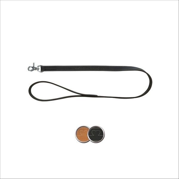 Rustic Laisse En Cuir Ciré & Vieilli "Heartbeat" Pour Chien Trixie