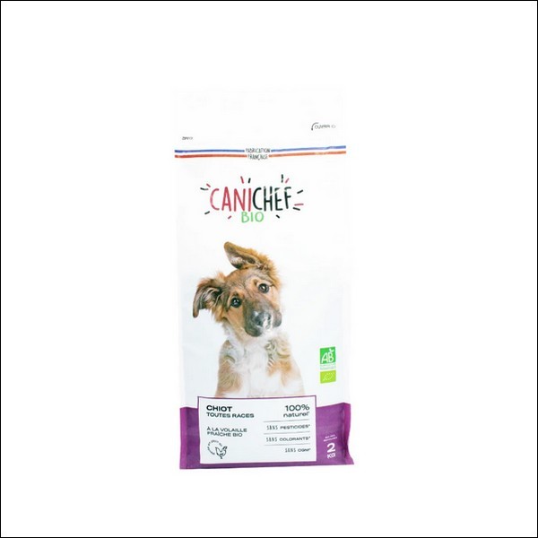 CANICHEF - Croquettes Pour Chiot BIO A La Volaille
