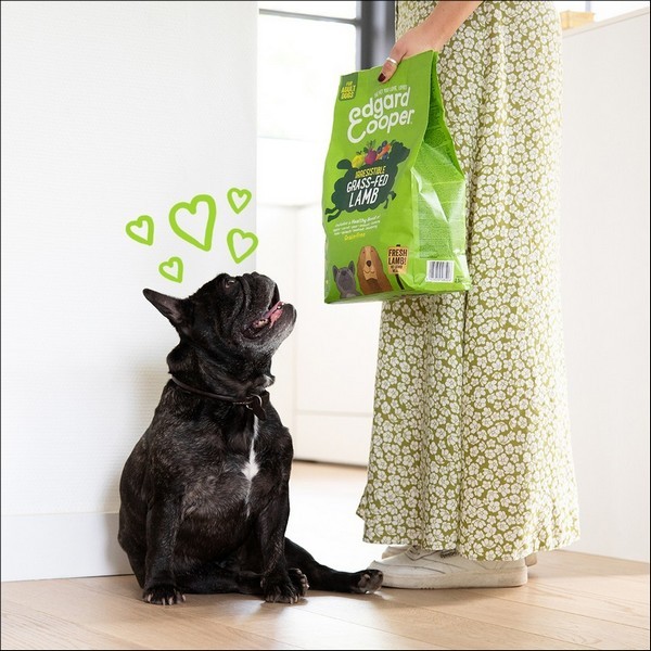 Edgard & Cooper Agneau Frais Nourri A L'Herbe Sans Céréales Hypoallergéniques Pour Chien Adulte