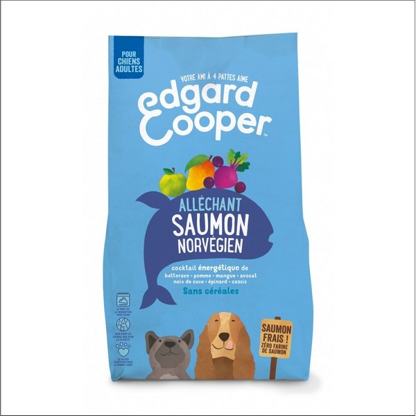 Edgard & Cooper Saumon Norvégien Frais Sans Céréales Hypoallergéniques Pour Chien Adulte