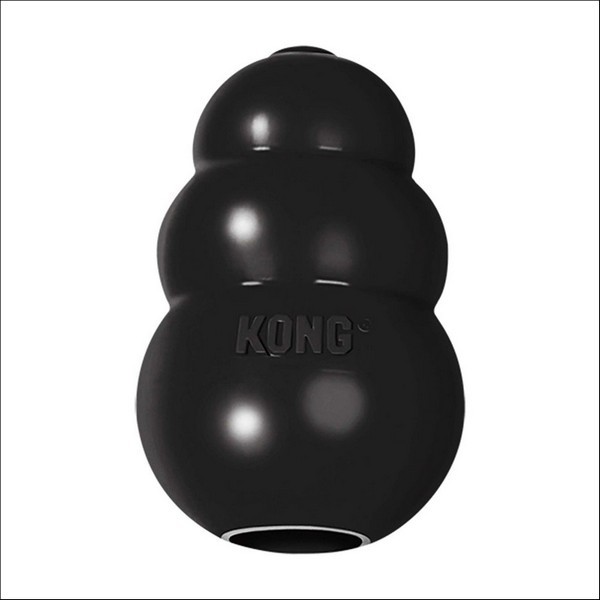 Jouet KONG Extrême Noir Pour Chien 5 Tailles - Ultra-Durable