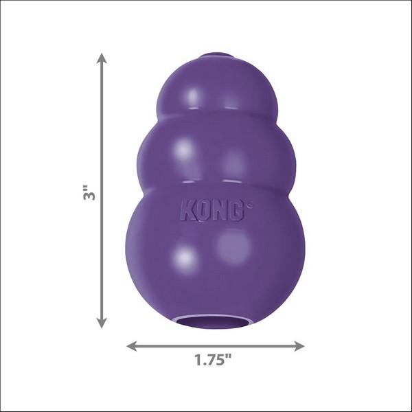Jouet KONG Sénior Violet Pour Chien 3 Tailles - Ultra-Durable