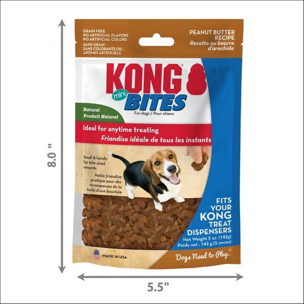 Friandises Pour Chien KONG Bites Au Beurre De Cacahuète