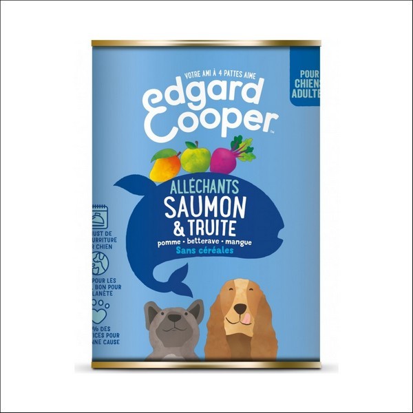 Edgard & Cooper Boîte Saumon & Truite Pour Chien Adulte