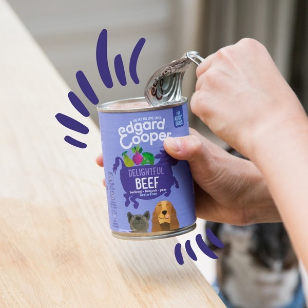 Edgard & Cooper Boîte Bœuf Pour Chien Adulte