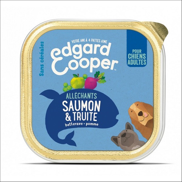 Edgard & Cooper Barquette Saumon & Truite Pour Chien Adulte