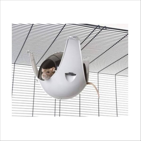 Maisonnette Plastique Sputnik Pour Rongeur XL