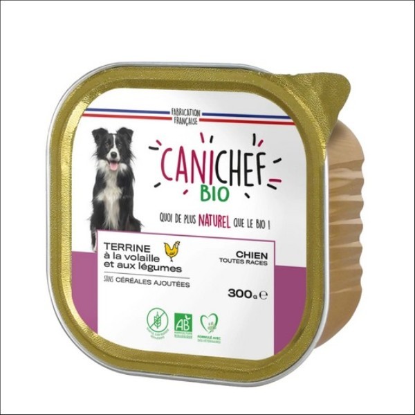 CANICHEF - Terrine Pour Chien A La Volaille Sans Céréales