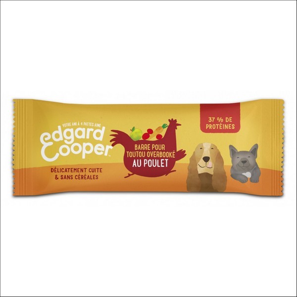 Edgard & Cooper Barre Energétique Au Poulet Frais Sans Céréales