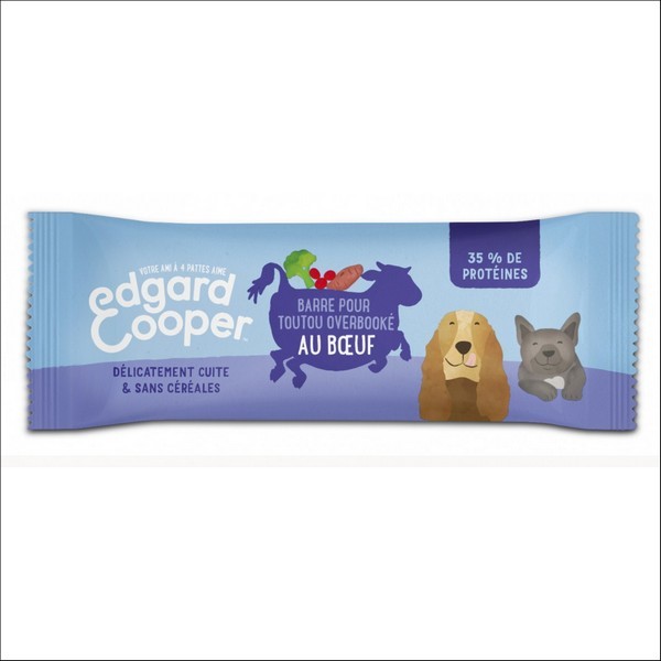 Edgard & Cooper Barre Energétique Au Bœuf Sans Céréales
