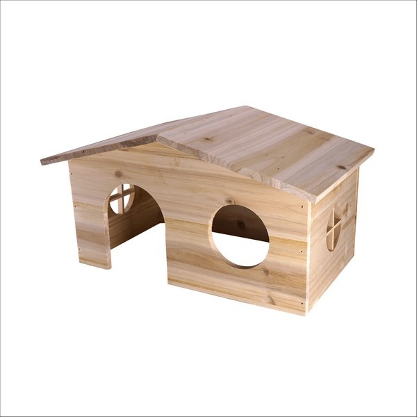 Maison En Bois Pour Rongeurs 3 Tailles Au Choix