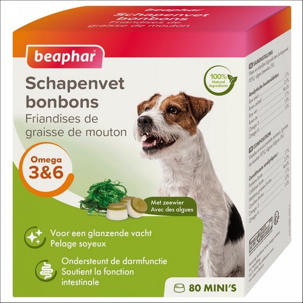 Friandises A La Graisse De Mouton & Aux Algues Pour Chien Beaphar