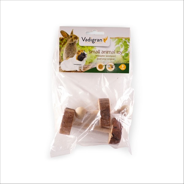 Set D'Haltères En Bois Pour Rongeur