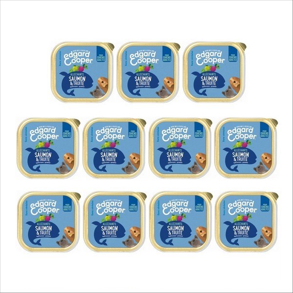 Edgard & Cooper Barquette Saumon & Truite Pour Chien Adulte