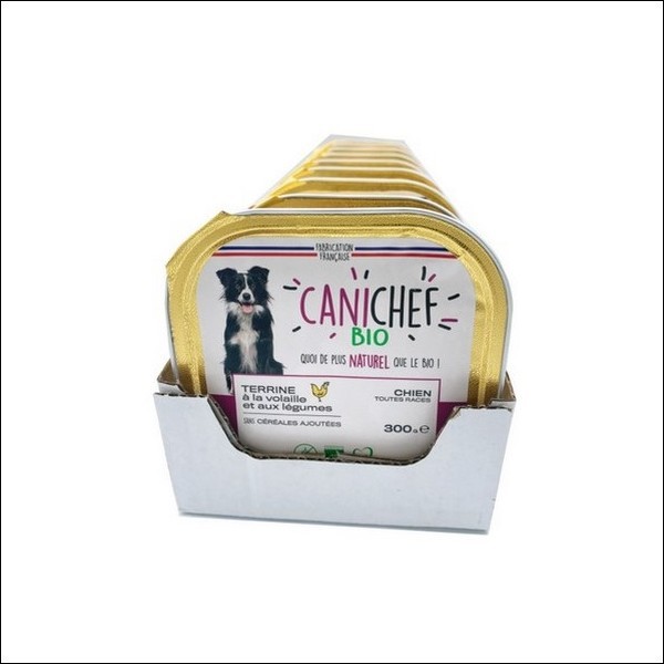 CANICHEF - Terrine Pour Chien A La Volaille Sans Céréales