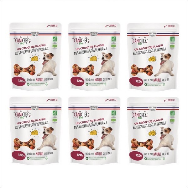 CANICHEF - Friandises BIO Pour Chien Au Goût Fromage