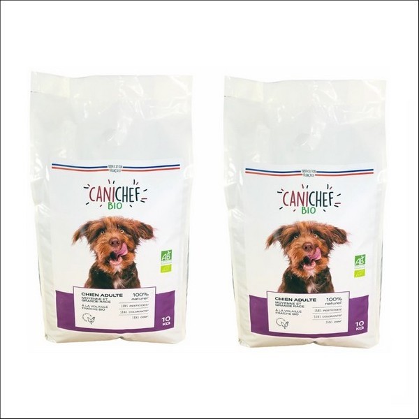 CANICHEF - Croquettes A La Volaille Pour Chien De Moyenne & Grande Race BIO