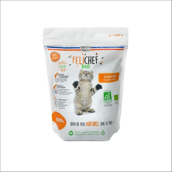 FELICHEF - Croquettes BIO Sans Céréales Pour Chaton