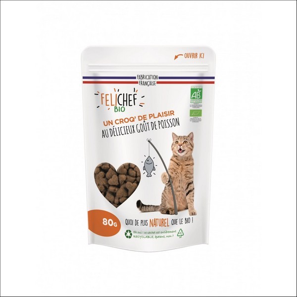 FELICHEF - Friandises BIO Goût Poisson Pour Chat