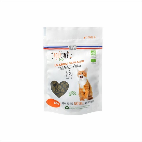 FELICHEF - Friandises BIO Hygiène Bucco-Dentaire Pour Chat