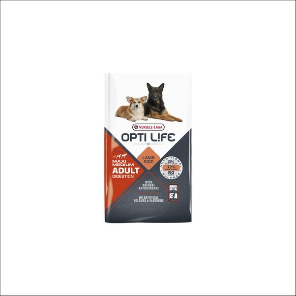 Croquettes Premium A L'Agneau Pour Chiens Adultes De Moyennes & Grandes Races Spécial Digestion VERSELE LAGA