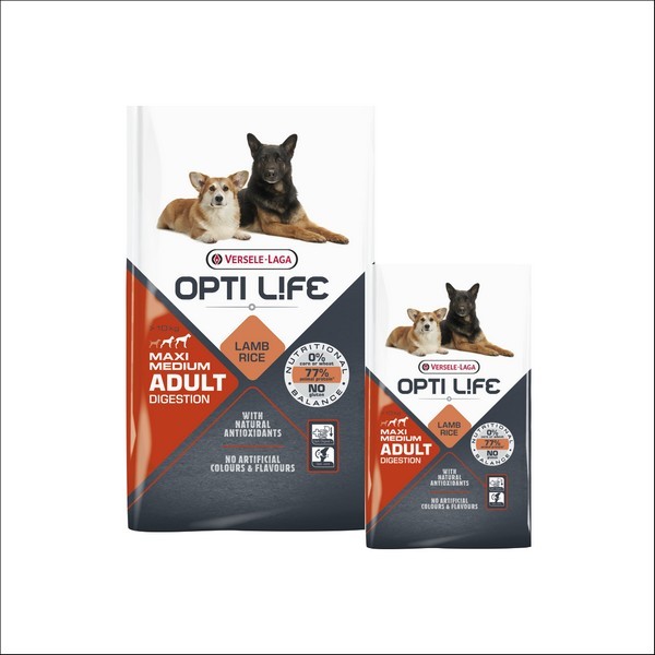 Croquettes Premium A L'Agneau Pour Chiens Adultes De Moyennes & Grandes Races Spécial Digestion VERSELE LAGA