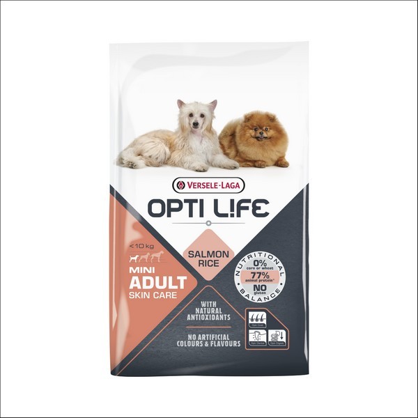 Croquettes Premium Au Saumon Pour Chiens Adultes De Petites Races Spécial Soin De La Peau VERSELE LAGA