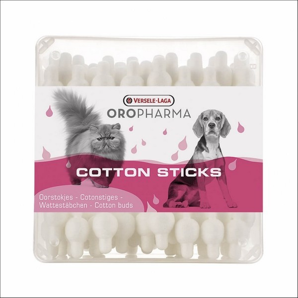 Bâtonnets Ouatés Pour Le Soin Des Oreilles Des Chats & Chiens VERSELE LAGA