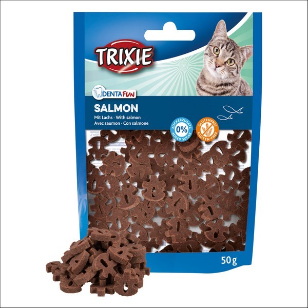 Friandises Pour Chat Denta Fun Au Saumon Trixie